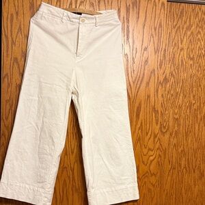 Frank and Oak White Trousers